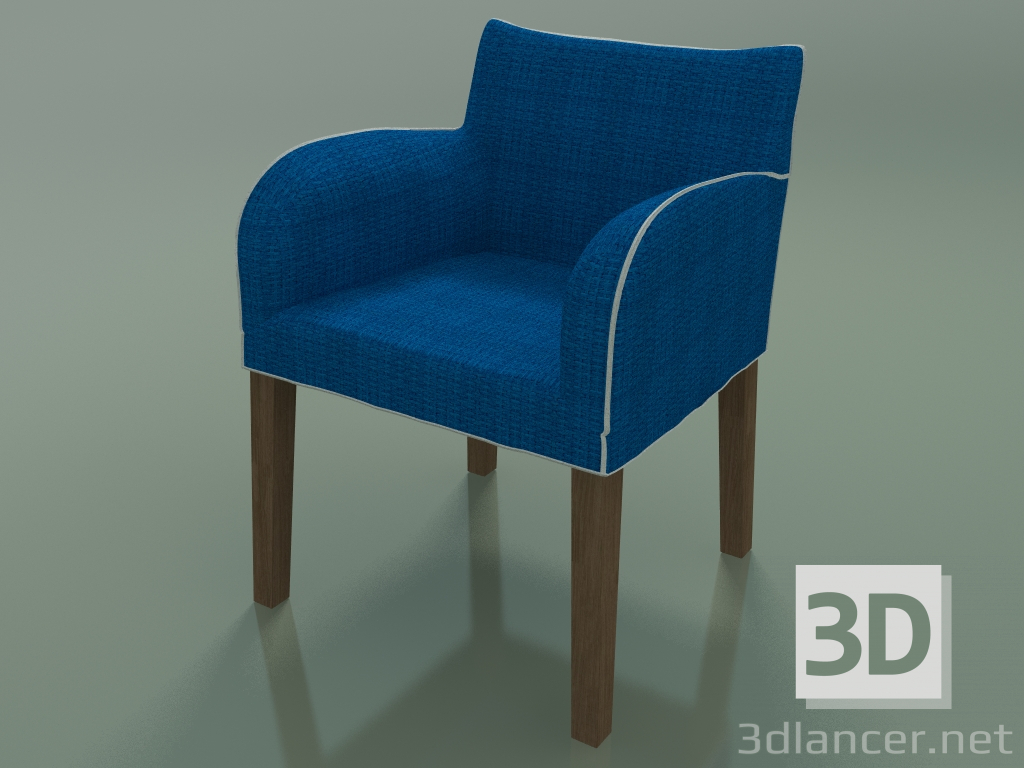 3D Modell Sessel (24, natürlich lackiert) - Vorschau