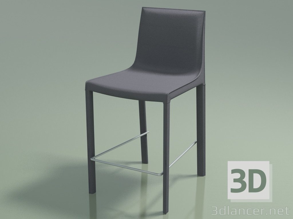 3D modeli Yarım bar sandalye Ashton (110135, gri antrasit) - önizleme