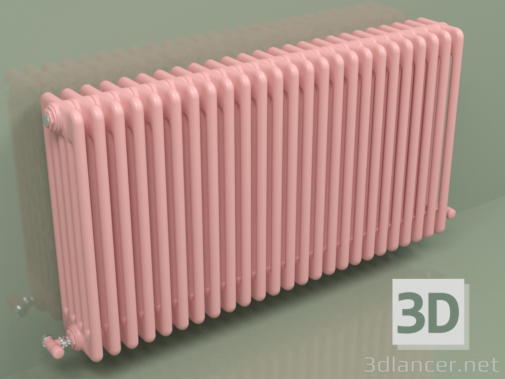 3D Modell Kühler TESI 5 (H 600 25EL, Pink - RAL 3015) - Vorschau