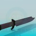 modello 3D Baionetta-coltello - anteprima
