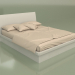 3d модель Ліжко двоспальне Mn 2016-1 (Попелястий) – превью