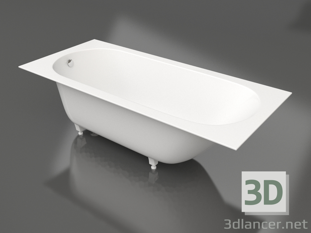 3D Modell ORNELLA Badewanne 180x80 - Vorschau