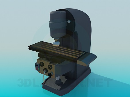 3D Modell Bohrmaschine - Vorschau
