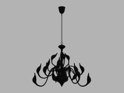 Lámpara decorativa md 8098-18a Cigno negro