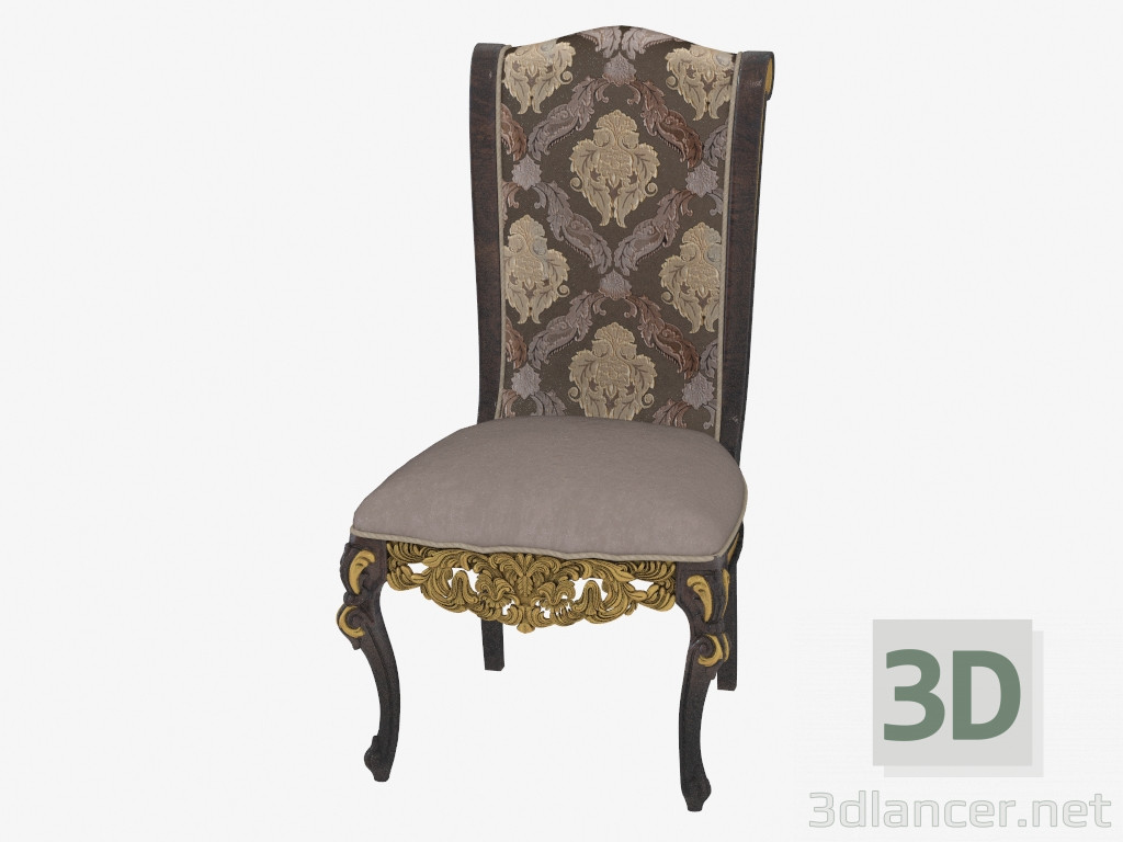 3D modeli Klasik tarzda sandalye ar1510 - önizleme
