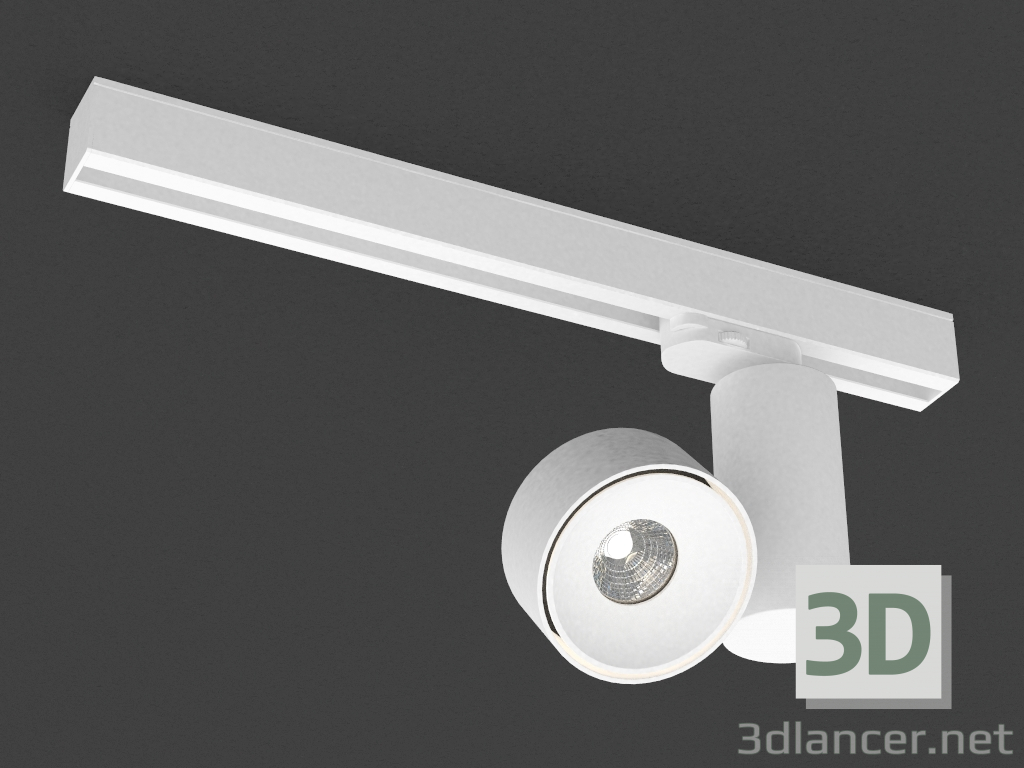 3d модель Светодиодный светильник для трехфазной шины (DL18626_01 Track W Dim) – превью