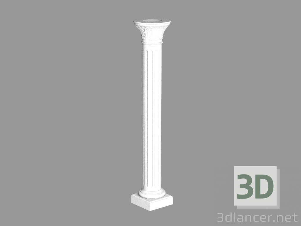 3D Modell Säulenanordnung 2 - Vorschau