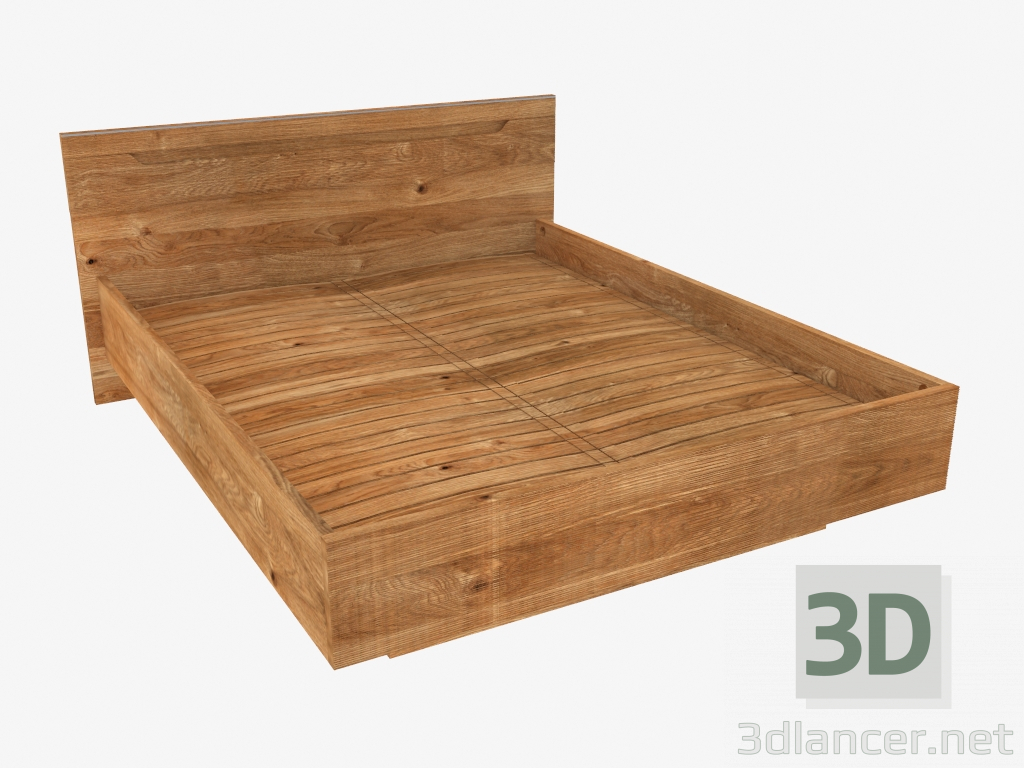 3d модель Кровать двуспальная (SE.1100.3 176x90x207cm) – превью