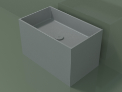 Vasque à poser (01UN32101, gris argenté C35, L 60, P 36, H 36 cm)
