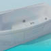 modello 3D Vasca da bagno con jacuzzi - anteprima