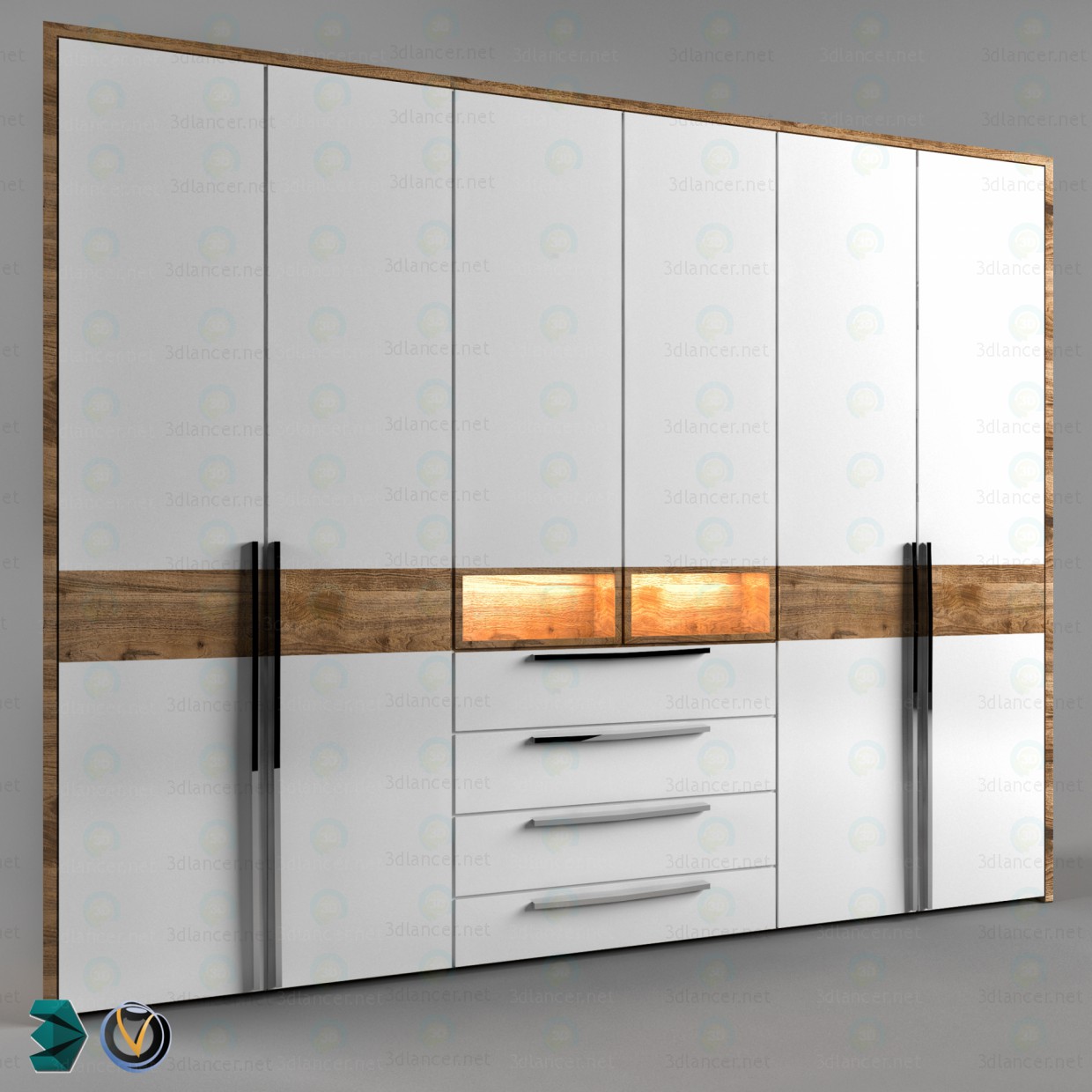 3d model cupboard - preview