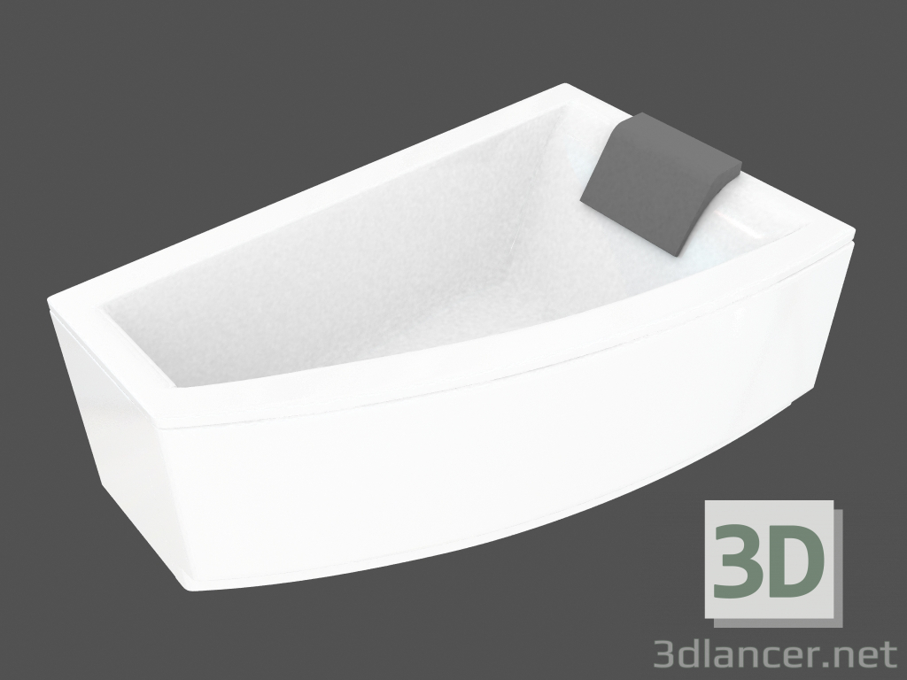 3D Modell Badewanne eckige Clarissa (XWA0860) - Vorschau