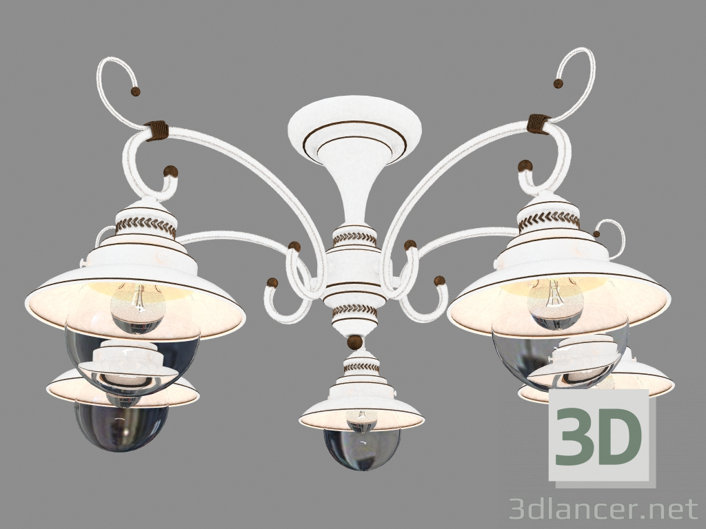 3 डी मॉडल छत प्रकाश फिटिंग सैंड्रिना (3248 5 सी) - पूर्वावलोकन