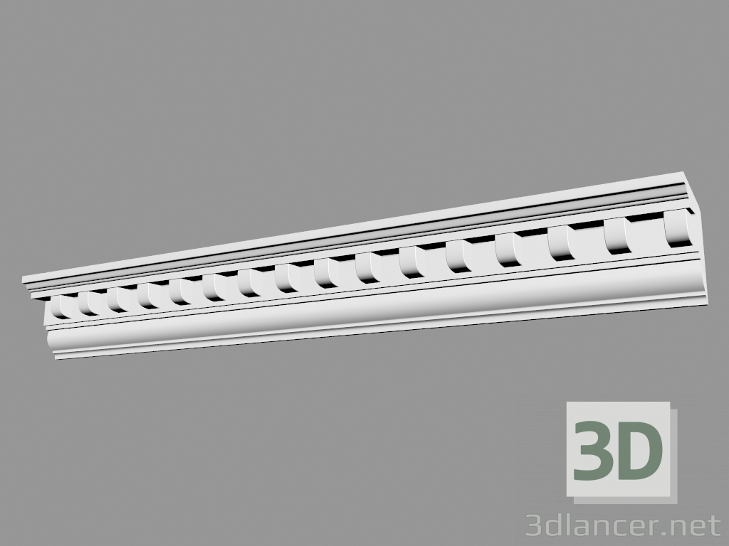 modèle 3D Corniche moulée (CF7) - preview