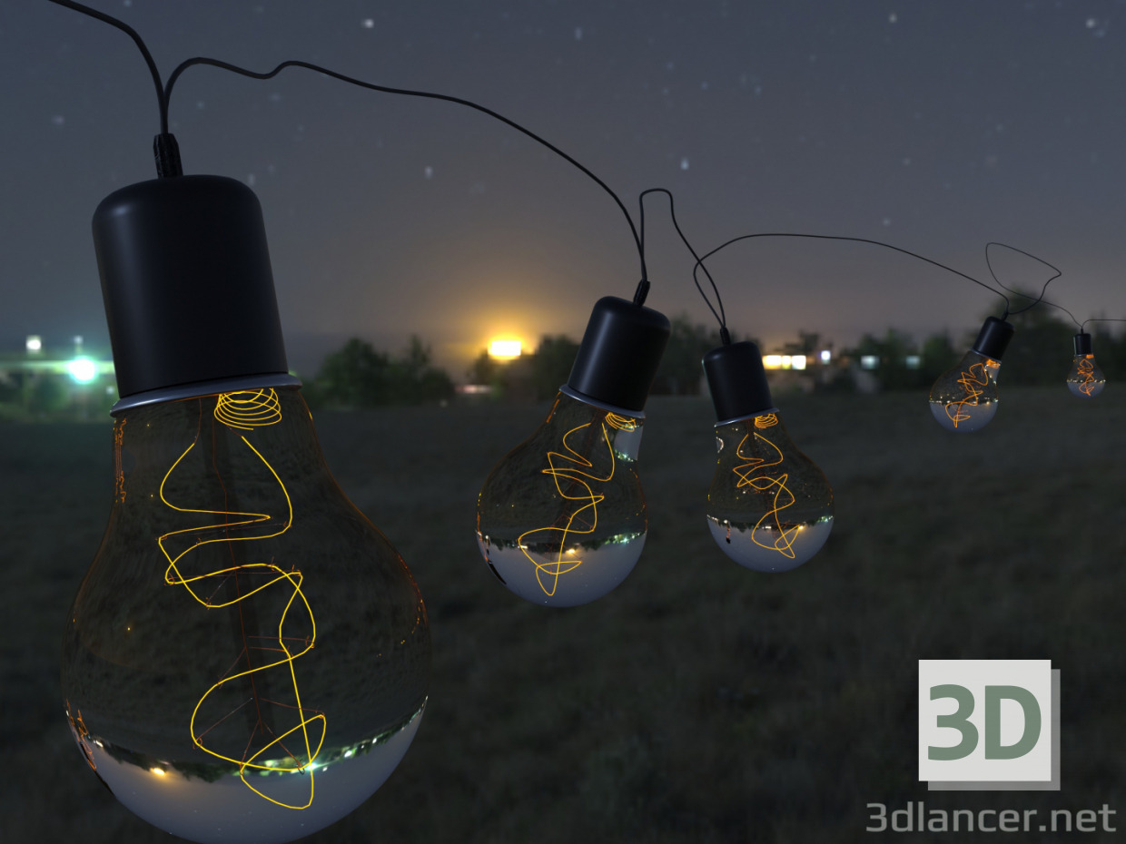 3D modeli Gece lambası - önizleme