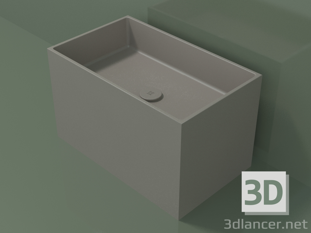 Modelo 3d Lavatório de bancada (01UN32101, Clay C37, L 60, P 36, H 36 cm) - preview