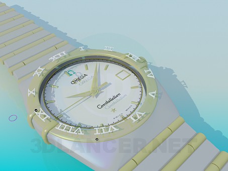 3 डी मॉडल ओमेगा घड़ियों - पूर्वावलोकन