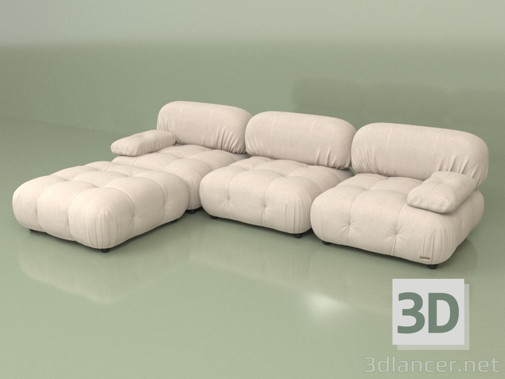 3D modeli Modüler kanepe Ottawa (Set 05) - önizleme