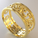 anillo con adorno 3D modelo Compro - render