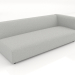 3d model Módulo de sofá para 2 personas (XL) 223x100 con reposabrazos a la derecha - vista previa