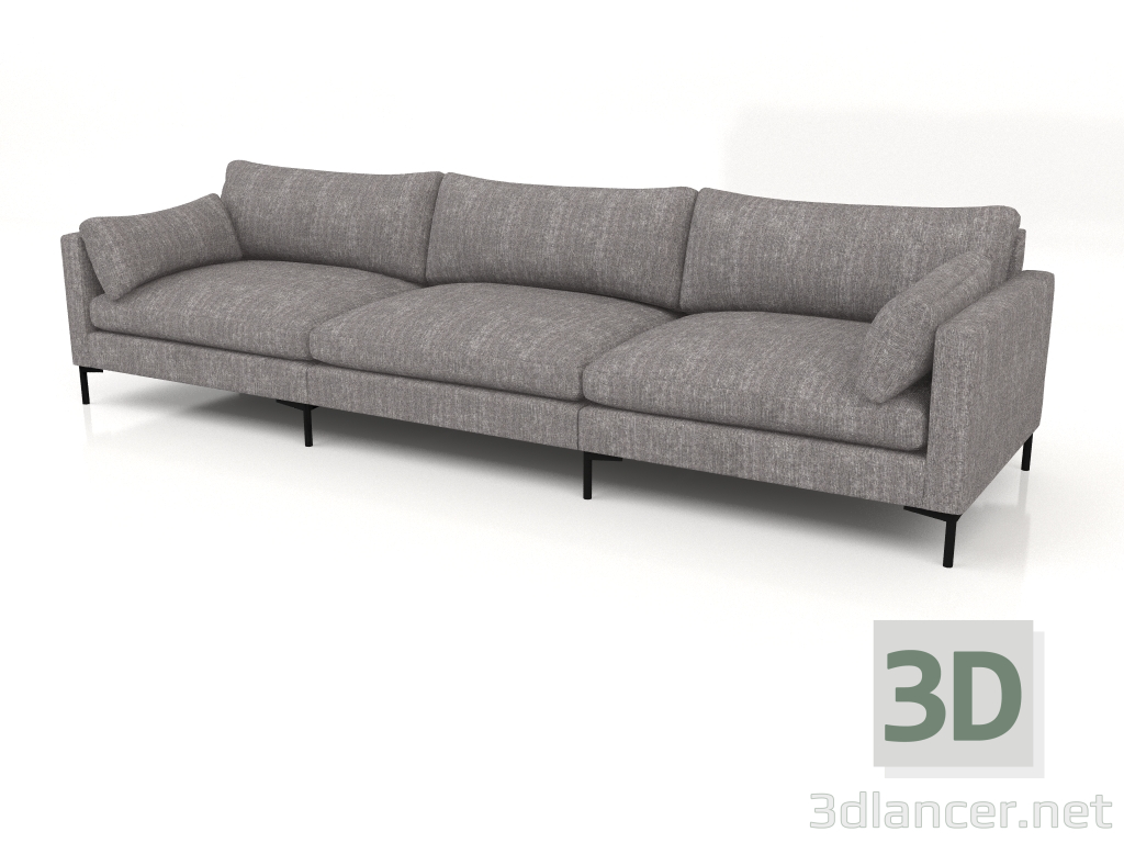 3D modeli 4,5 Kişilik Kanepe Yazlık (Antrasit) - önizleme