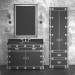 3d HEIRLOOM SILVER умывальник и шкаф Restoration Hardware модель купить - ракурс