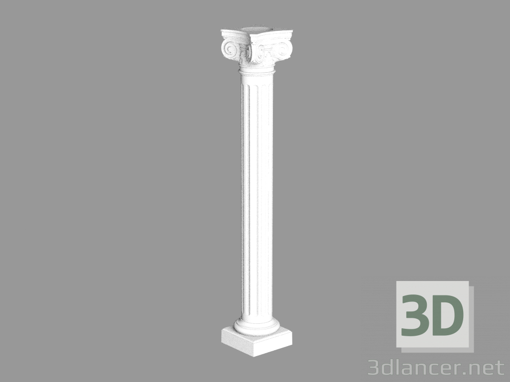 modello 3D Assemblaggio di colonne 4 - anteprima