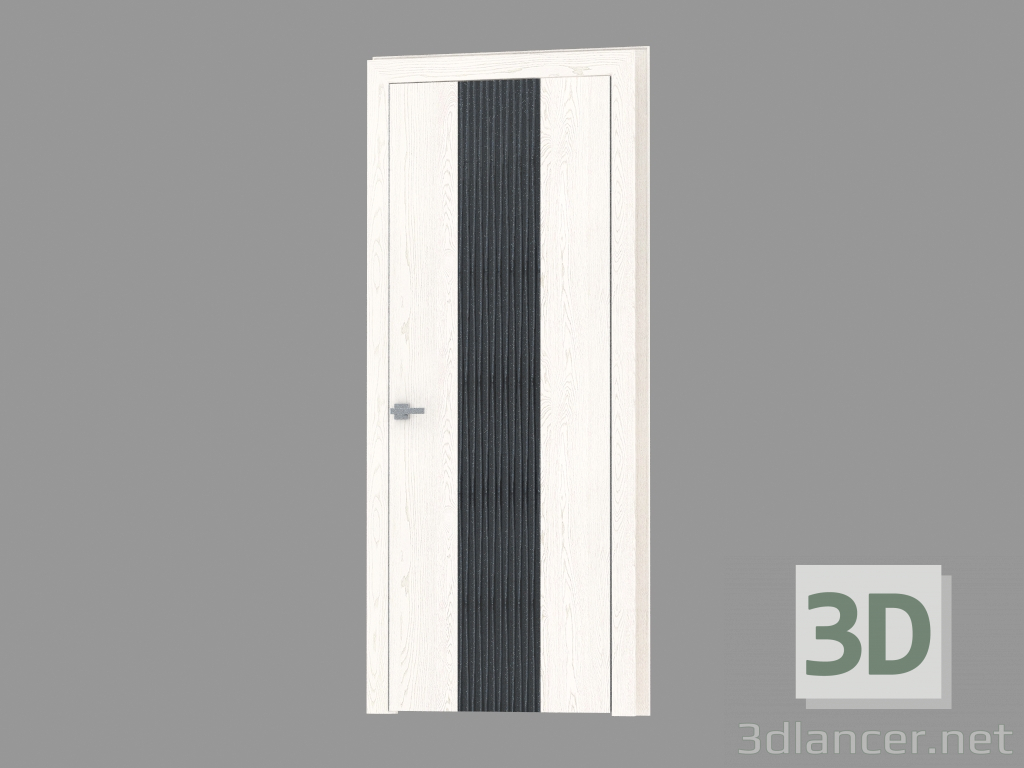 3d model Puerta de interroom (35.21 negro) - vista previa