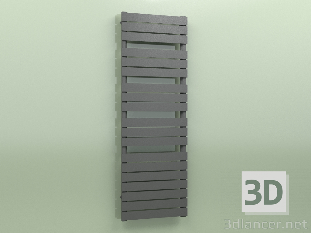 3D modeli Isıtmalı havlu askısı - Muna (1730 x 600, RAL - 9005) - önizleme