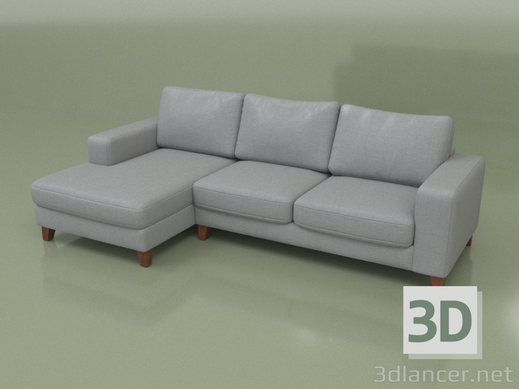 modello 3D Divano angolare Morti (ST, Lounge 13) - anteprima