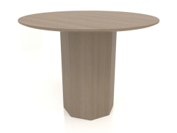Mesa de jantar DT 11 (D=1000x750, cinza madeira)