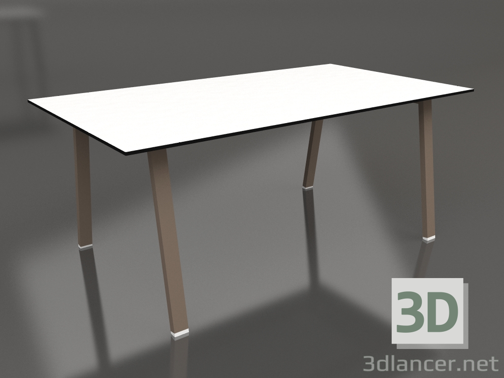 3D modeli Yemek masası 180 (Bronz, Fenolik) - önizleme