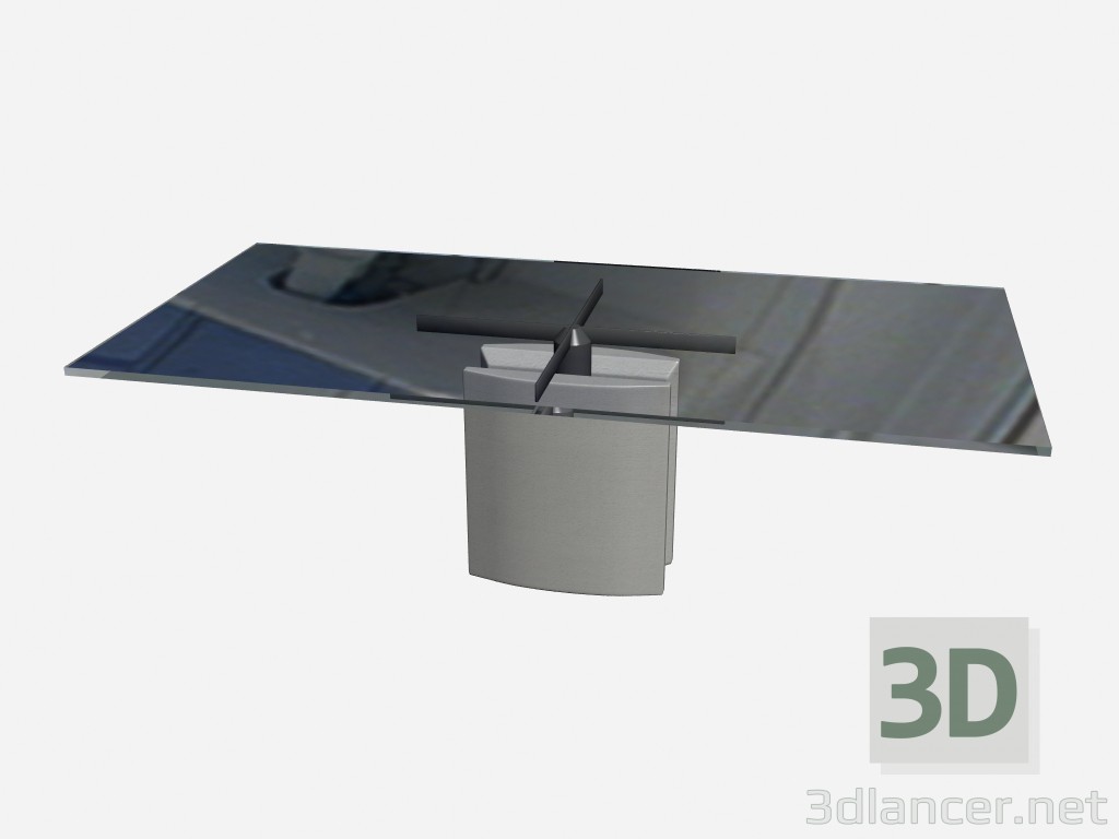 modello 3D Tavolo rettangolare Aneto - anteprima