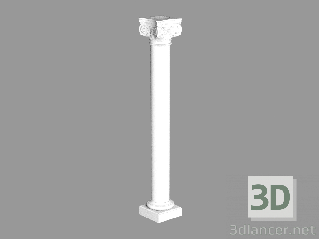 3D Modell Säulenanordnung 5 - Vorschau