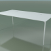 Modelo 3d Mesa de escritório retangular 0817 (H 74 - 100x200 cm, laminado Fenix F01, V12) - preview