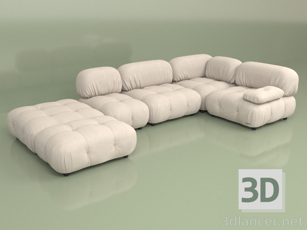 3D modeli Modüler kanepe Ottawa (Set 07) - önizleme