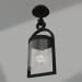 3d model Ceiling street lamp (6553) - preview