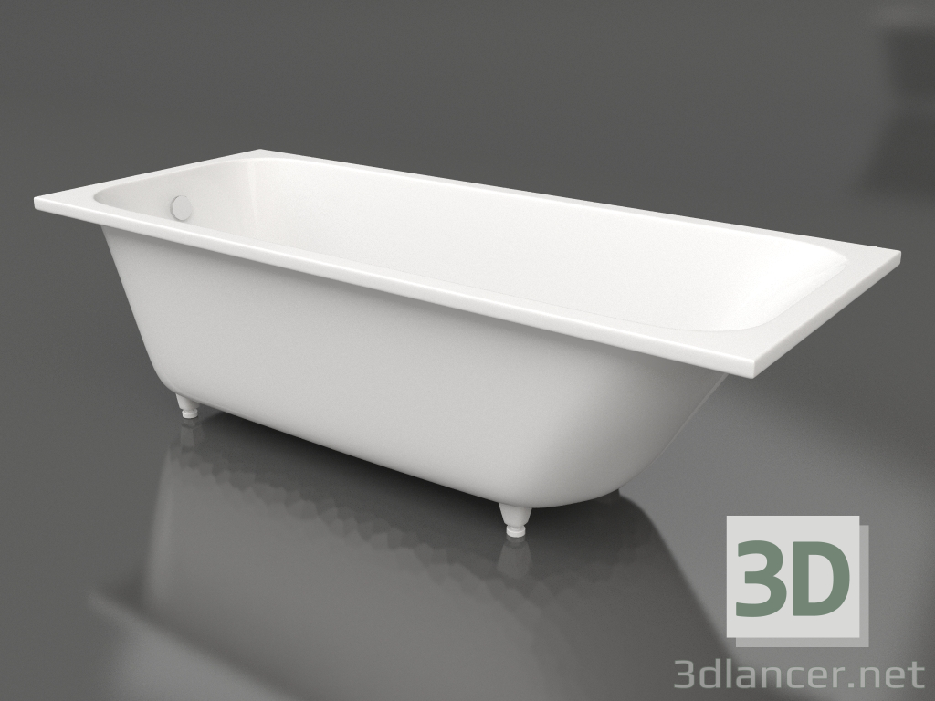 3D modeli Küvet ORLANDA 170x70 - önizleme