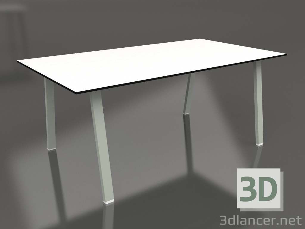 3d model Dining table 180 (Cement gray, Phenolic) - preview