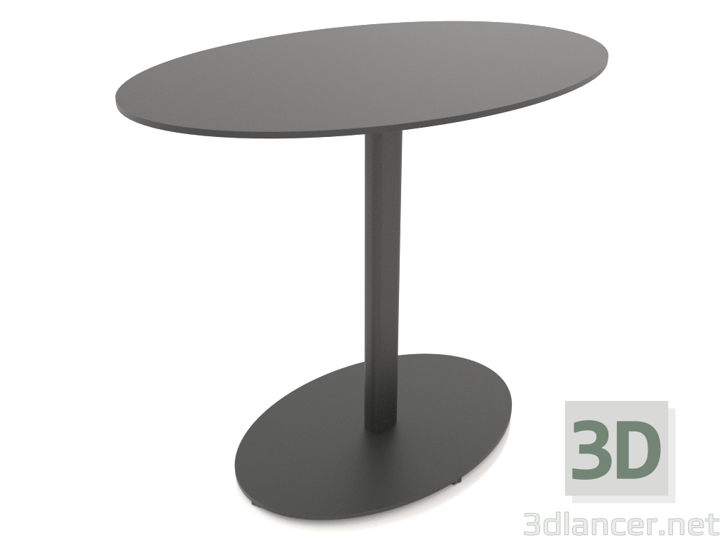 modello 3D Tavolino MONO ovale (60x40) - anteprima