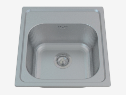 Sink, 1 bowl without draining board - Mercato satin (ZHM 0100)