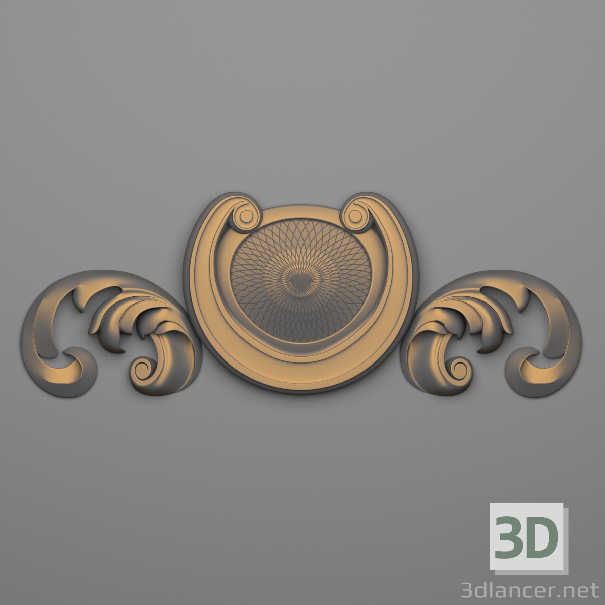 Decoración 59 3D modelo Compro - render