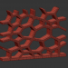 3D Modell Voronoi Riff - Vorschau