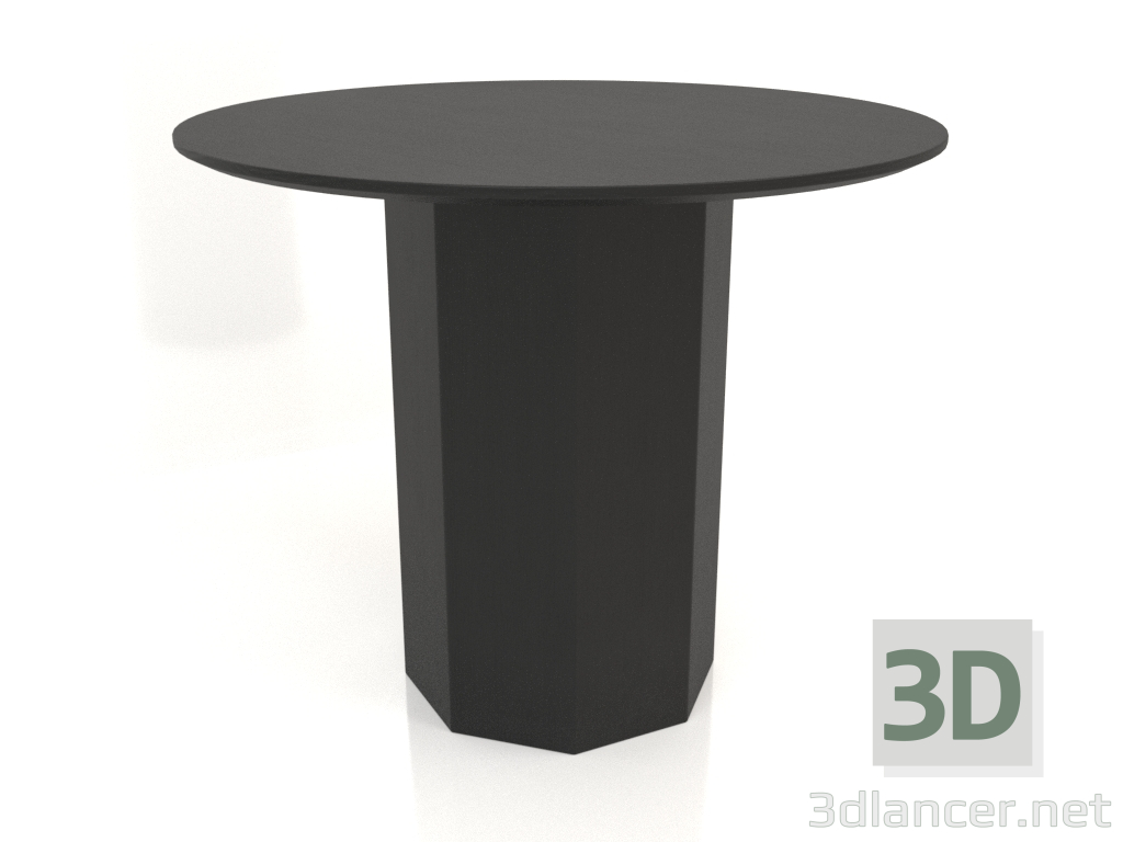 3d model Mesa de comedor DT 11 (D=900х750, madera negra) - vista previa
