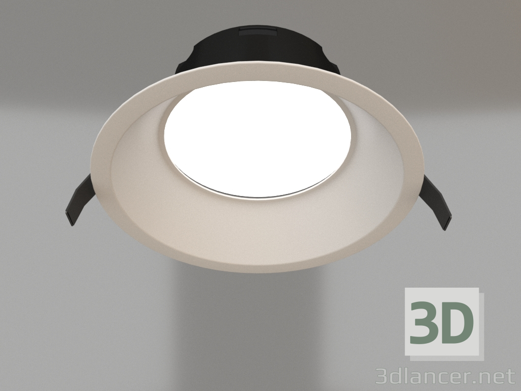 modèle 3D Luminaire encastré (6398) - preview