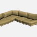 3d модель Двомісний диван супер Рой 7 – превью
