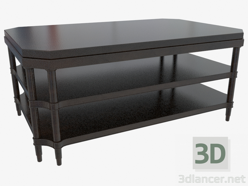 modello 3D Tavolino - anteprima
