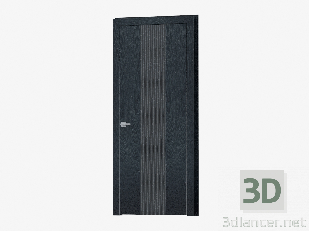 3d model Puerta de interroom (36.21 negro) - vista previa