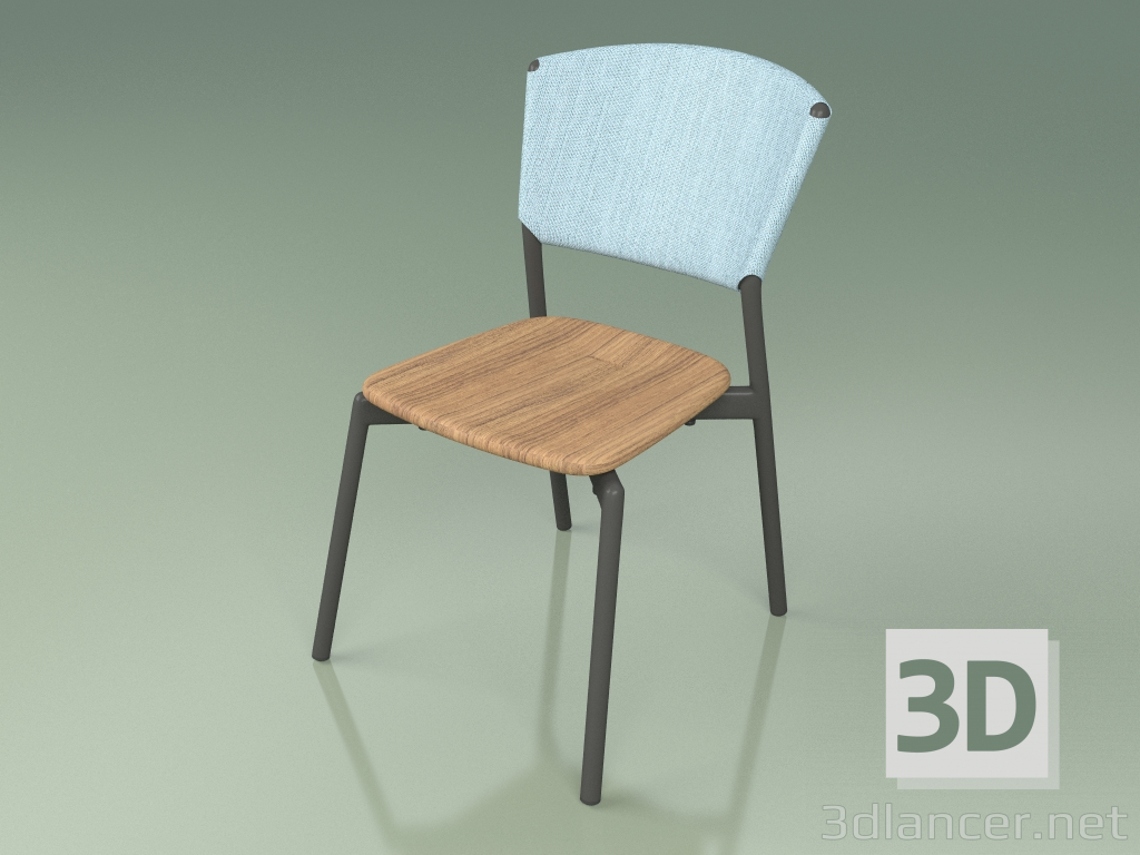 3D modeli Sandalye 020 (Metal Duman, Gökyüzü) - önizleme