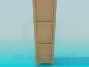 Cupboard with three cells